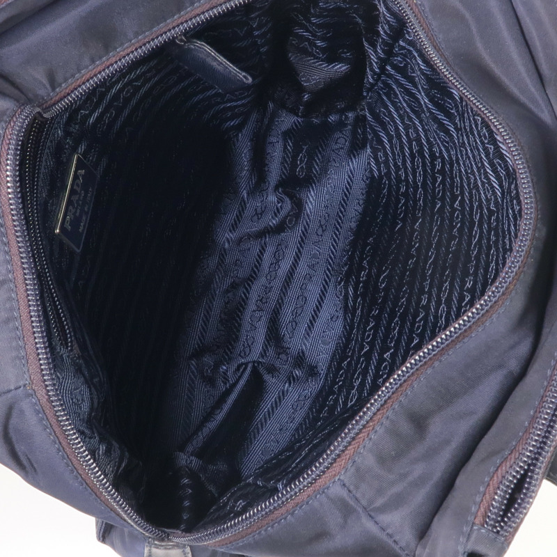 PRADA 尼龍Shoulder Bag銀扣肩背袋-13