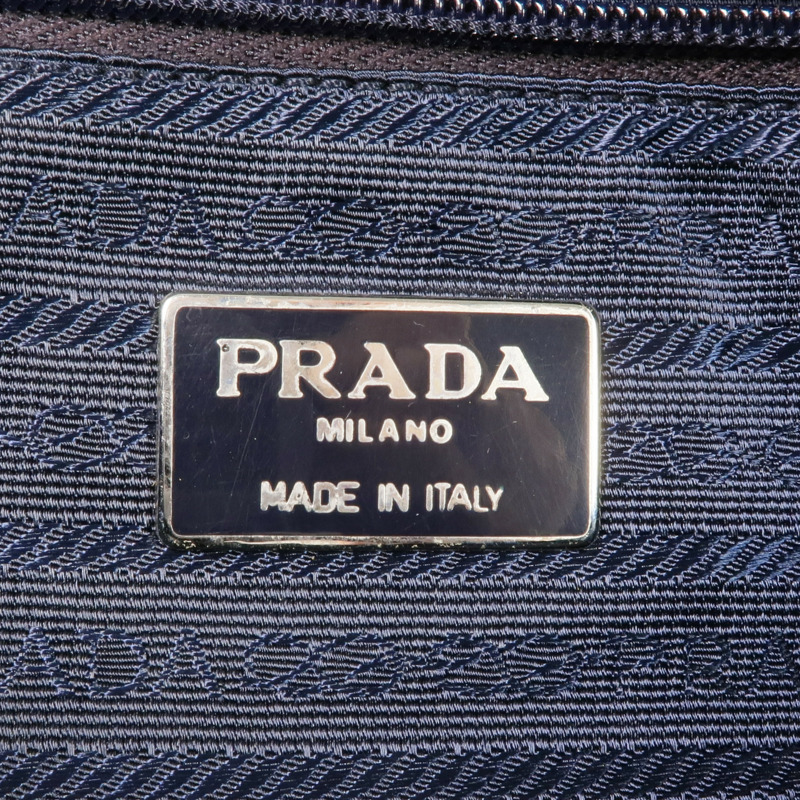 PRADA 尼龍Shoulder Bag銀扣肩背袋-14