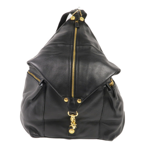 VERSACE 牛皮皮革Backpack金扣背包