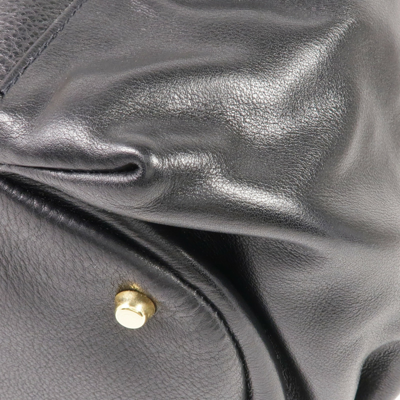 VERSACE 牛皮皮革Backpack金扣背包-5