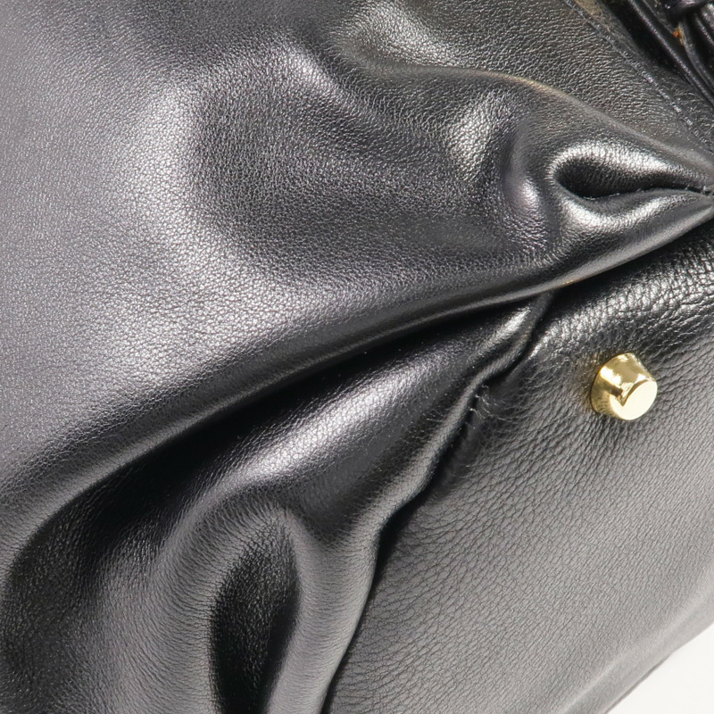 VERSACE 牛皮皮革Backpack金扣背包-8