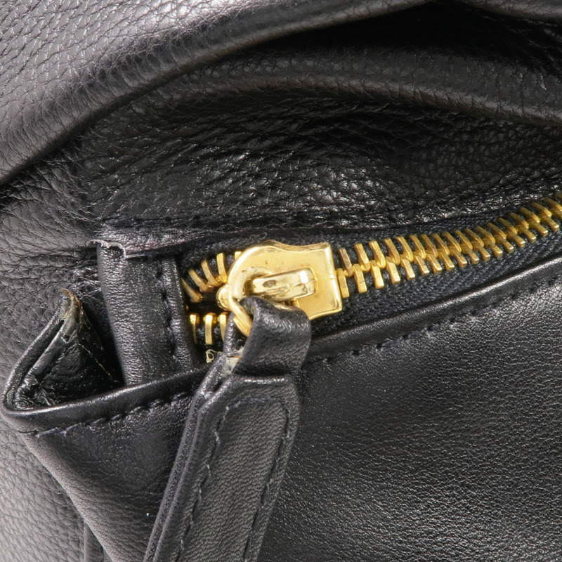 VERSACE 牛皮皮革Backpack金扣背包-10
