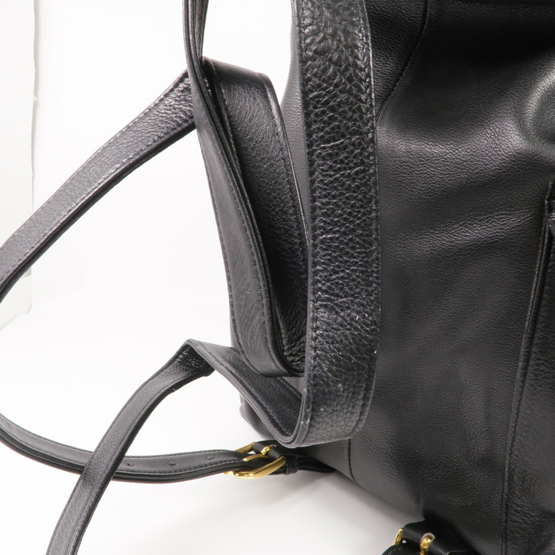 VERSACE 牛皮皮革Backpack金扣背包-15