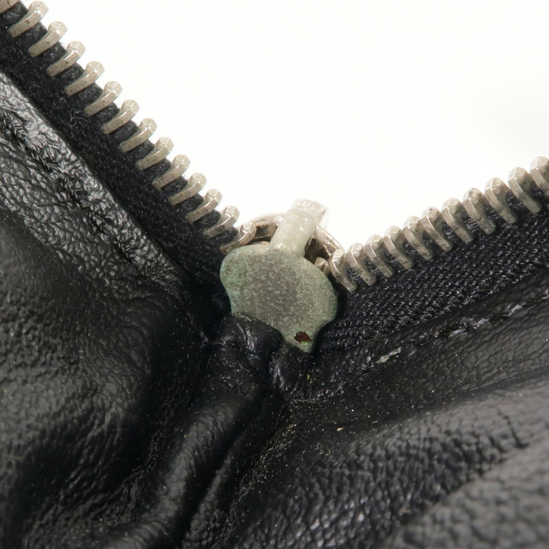 VERSACE 漆皮皮革Handbag銀扣手挽袋-17