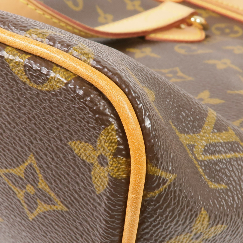 LOUIS VUITTON Monogram Palermo PM金扣手挽肩背兩用袋-15