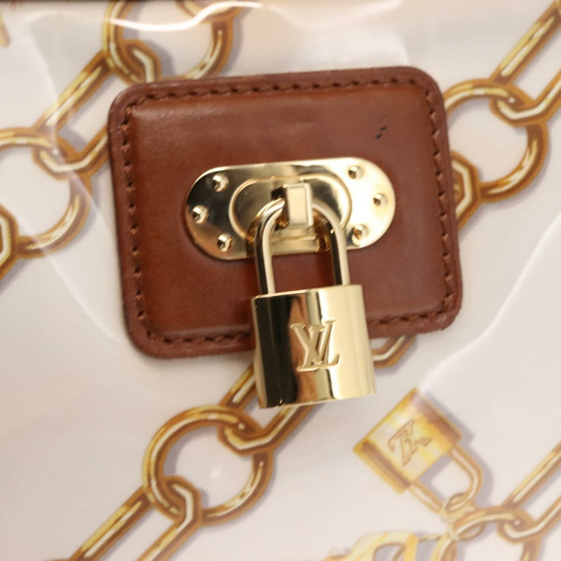 【日本直送】路易威登 Monogram Charm Cabas Bron 手提包 棕色 白色 M95157 正品 148150-16