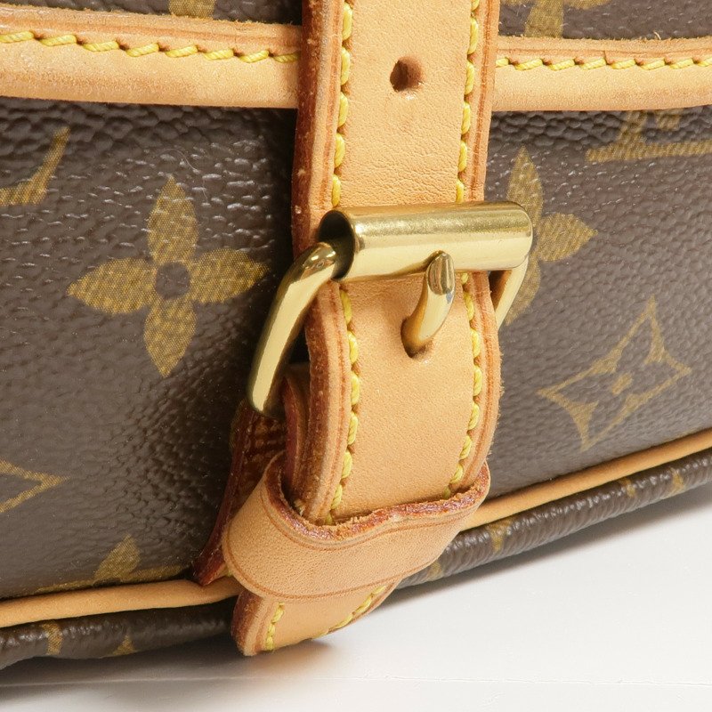 LOUIS VUITTON Monogram Saumur 30金扣肩背袋-9