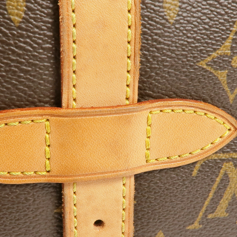 LOUIS VUITTON Monogram Saumur 30金扣肩背袋-10