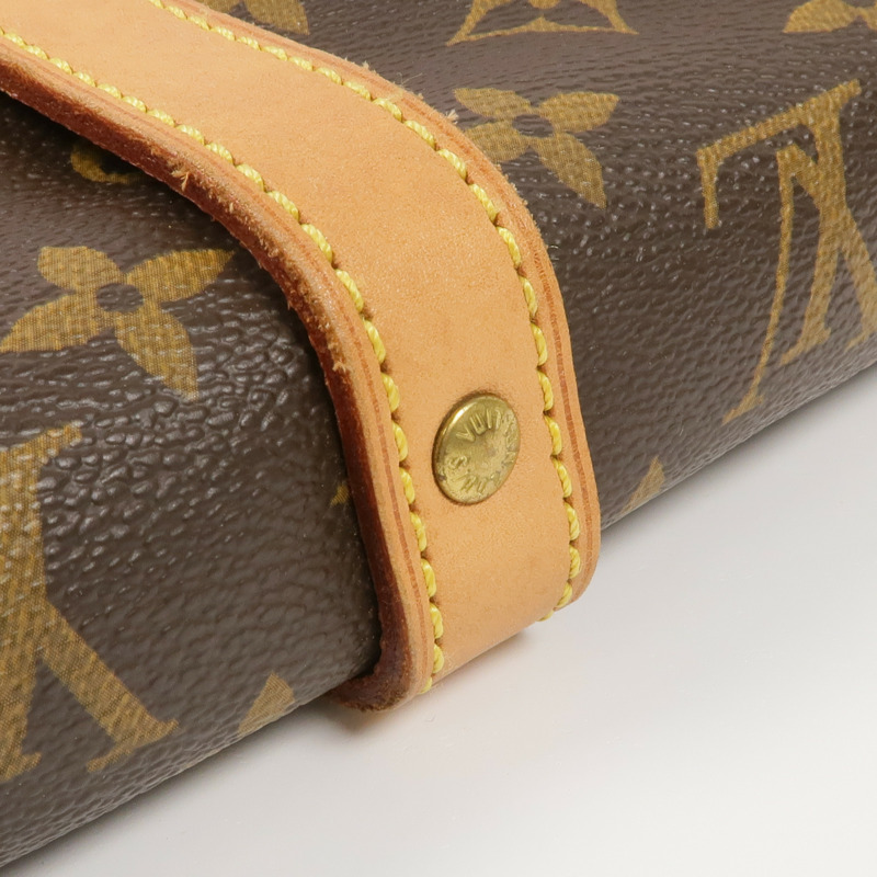 LOUIS VUITTON Monogram Saumur 30金扣肩背袋-18