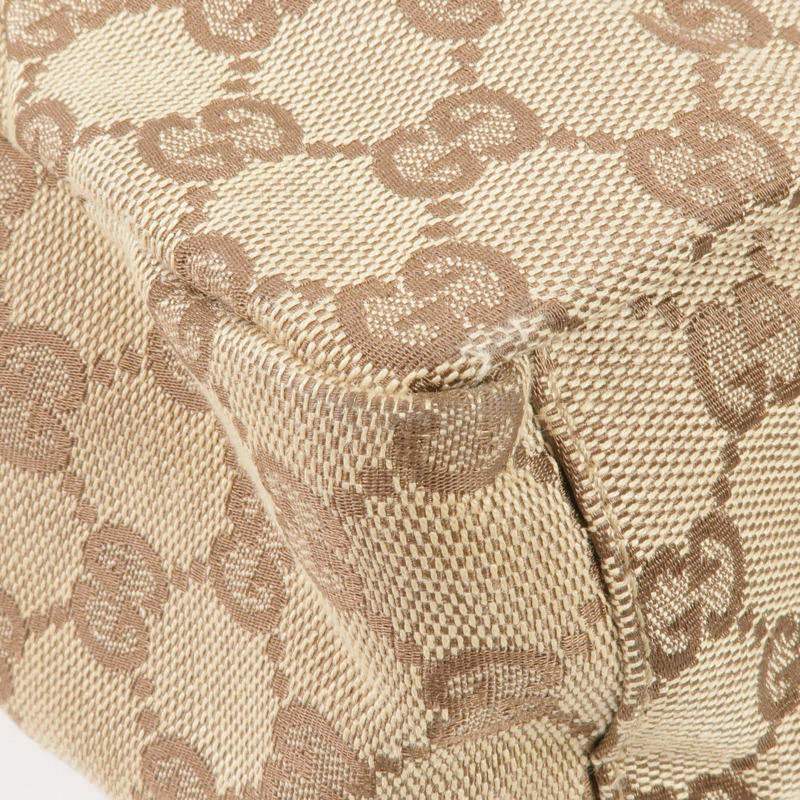 GUCCI 帆布Shoulder Bag銀扣肩背袋-8