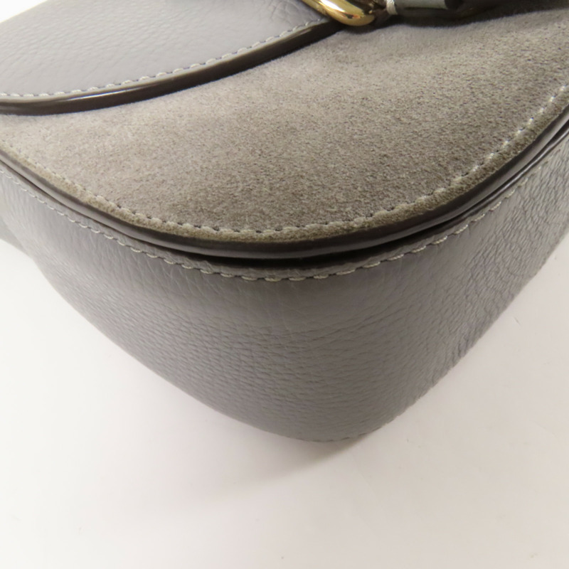 COACH 牛皮皮革Shoulder Bag金扣手挽肩背兩用袋-12