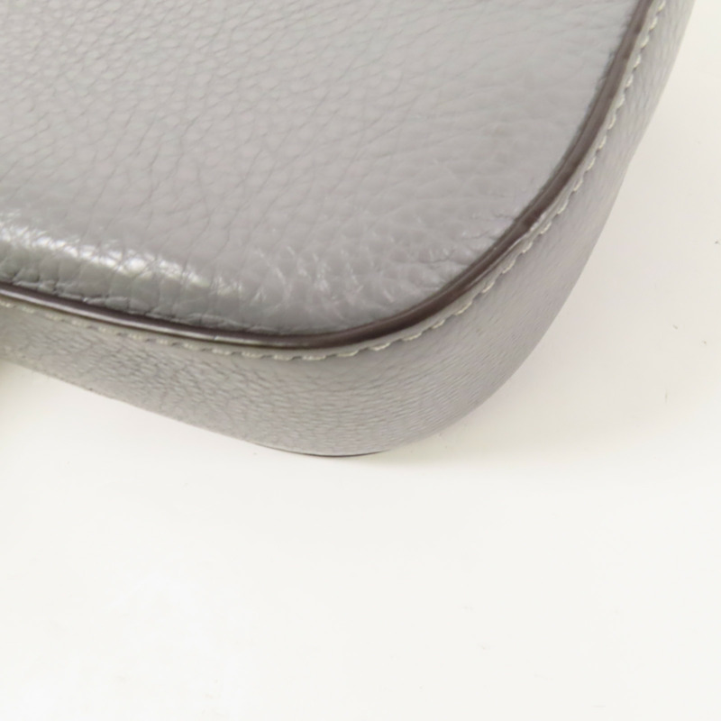 COACH 牛皮皮革Shoulder Bag金扣手挽肩背兩用袋-15