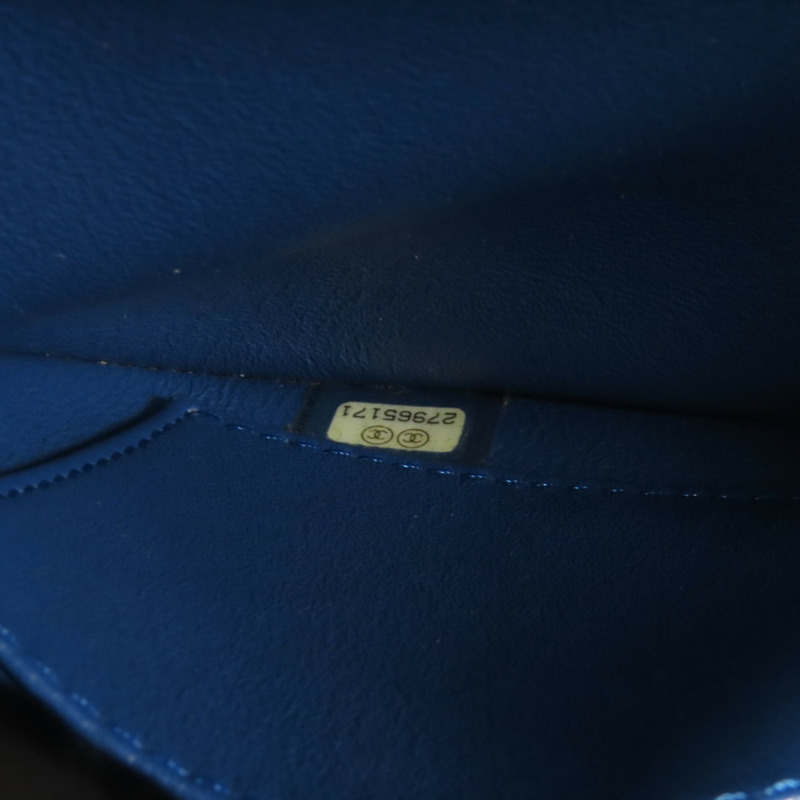 CHANEL 羊皮皮革2 Way Shoulder Bag金扣手挽肩背兩用袋-11