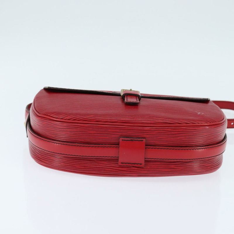 【日本直送】路易威登 Epi Jeune Fille MM 單肩包紅色 M52157 LV 正品 148136-4