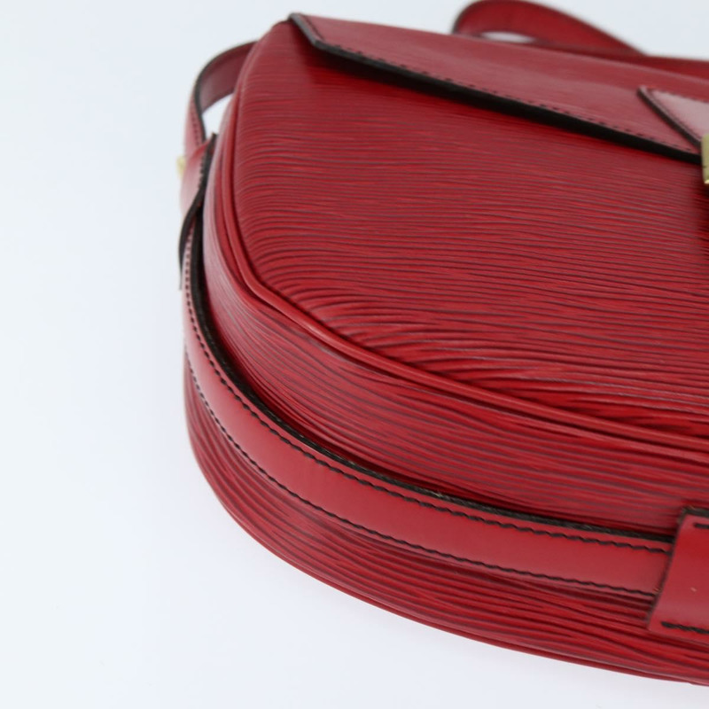 【日本直送】路易威登 Epi Jeune Fille MM 單肩包紅色 M52157 LV 正品 148136-13