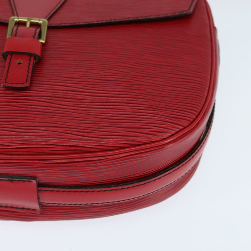 【日本直送】路易威登 Epi Jeune Fille MM 單肩包紅色 M52157 LV 正品 148136-14