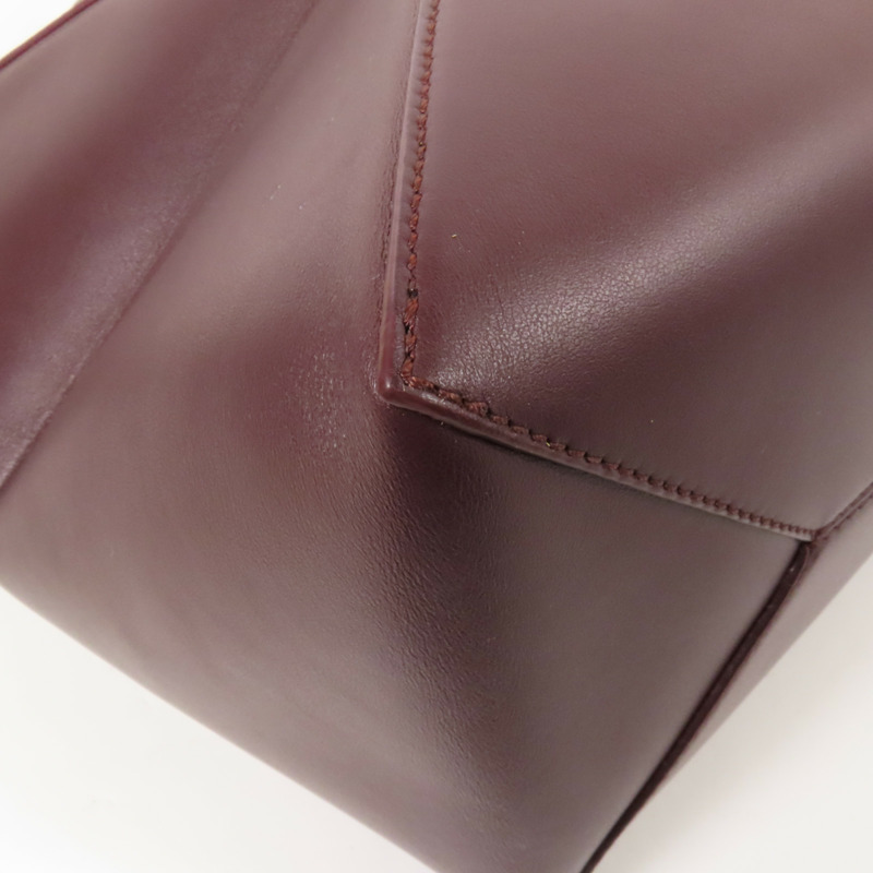 LOEWE 牛皮皮革Puzzle Fold Tote肩背袋-9