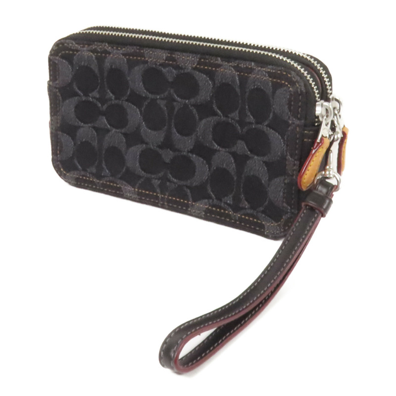 COACH 帆布Shoulder Bag銀扣肩背袋-2