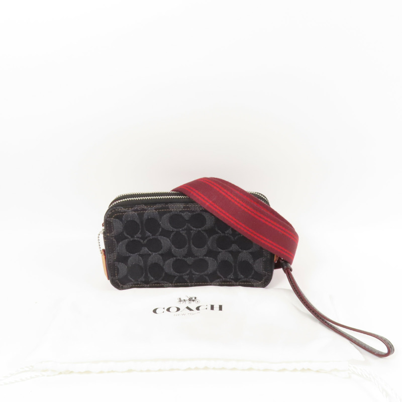 COACH 帆布Shoulder Bag銀扣肩背袋-9