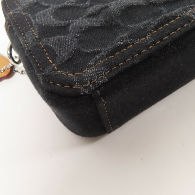 COACH 帆布Shoulder Bag銀扣肩背袋-10