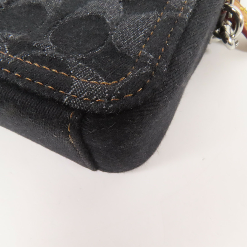 COACH 帆布Shoulder Bag銀扣肩背袋-11