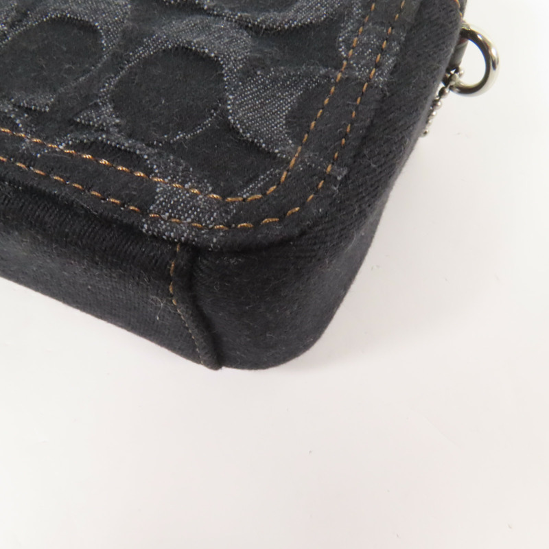 COACH 帆布Shoulder Bag銀扣肩背袋-13