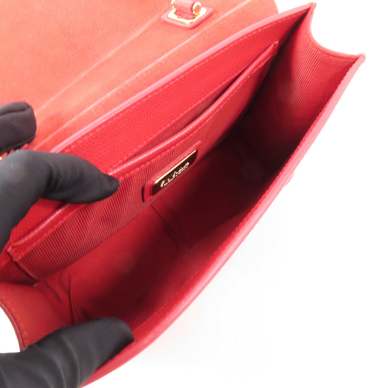 Furla 牛皮皮革Shoulder Bag金扣手挽肩背兩用袋-5