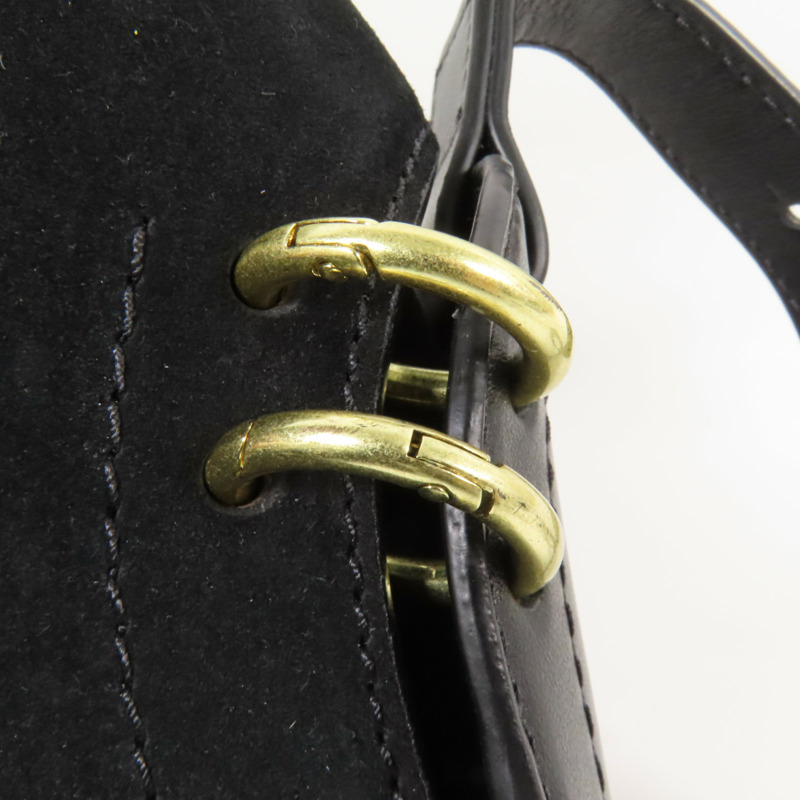 SEE BY CHLOE 牛皮皮革/麂皮皮革Shoulder Bag金扣肩背袋-7