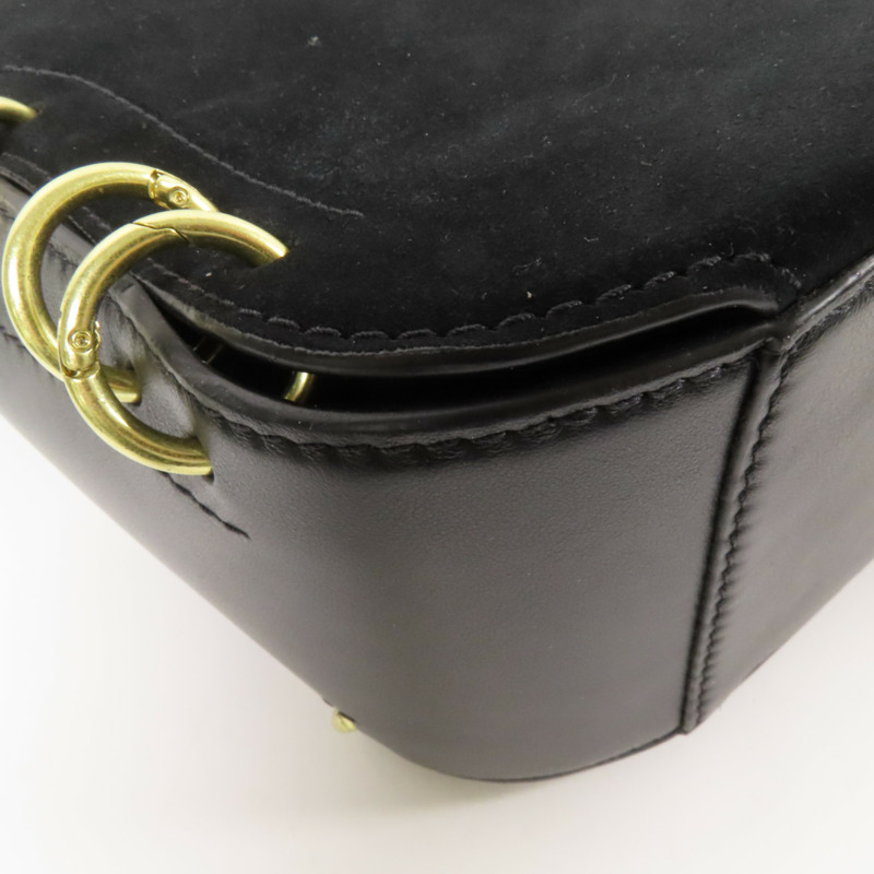 SEE BY CHLOE 牛皮皮革/麂皮皮革Shoulder Bag金扣肩背袋-11