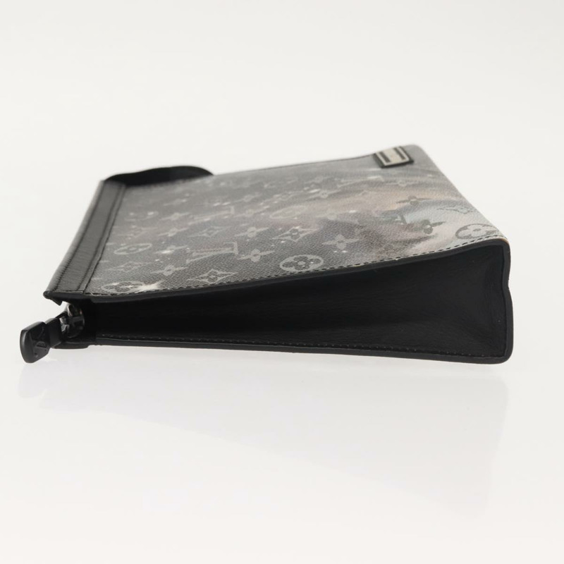 【日本直送】路易威登 Monogram Galaxy Pochette Voyage MM 手袋 灰色 M44448 LV Auth 148119-3