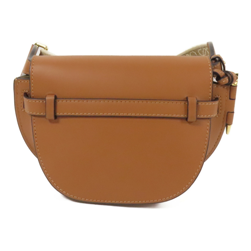 LOEWE 牛皮皮革Mini Gate金扣肩背袋-1