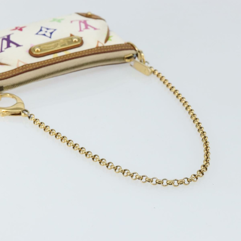 【日本直送】路易威登 Multicolor Pochette Mira PM 手提包 白色 M60096 LV 正品 148153-6