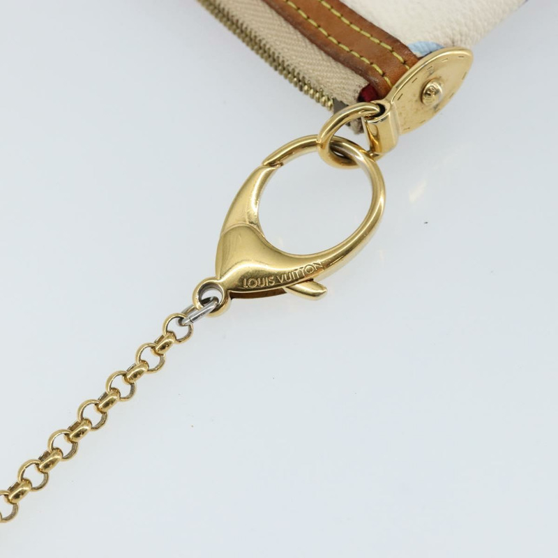 【日本直送】路易威登 Multicolor Pochette Mira PM 手提包 白色 M60096 LV 正品 148153-8