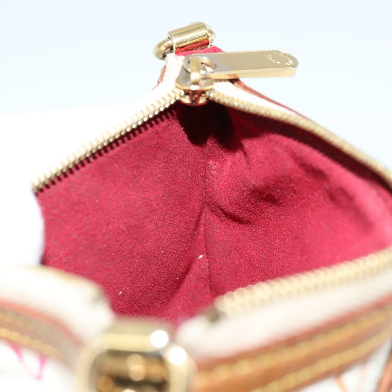 【日本直送】路易威登 Multicolor Pochette Mira PM 手提包 白色 M60096 LV 正品 148153-19
