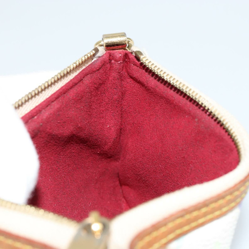 【日本直送】路易威登 Multicolor Pochette Mira PM 手提包 白色 M60096 LV 正品 148153-20