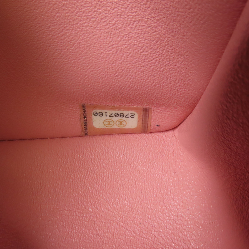 CHANEL 羊皮皮革Classic 20金扣鏈帶肩背袋-8