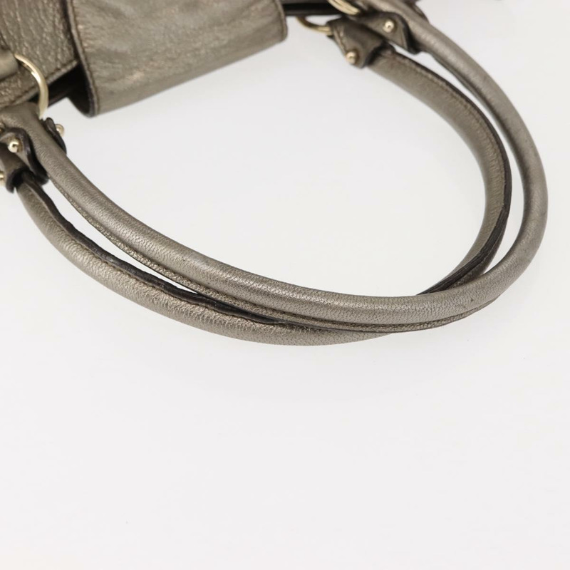 【日本直送】Salvatore Ferragamo Gancini 手提包 皮革 金色 正品 148181-6