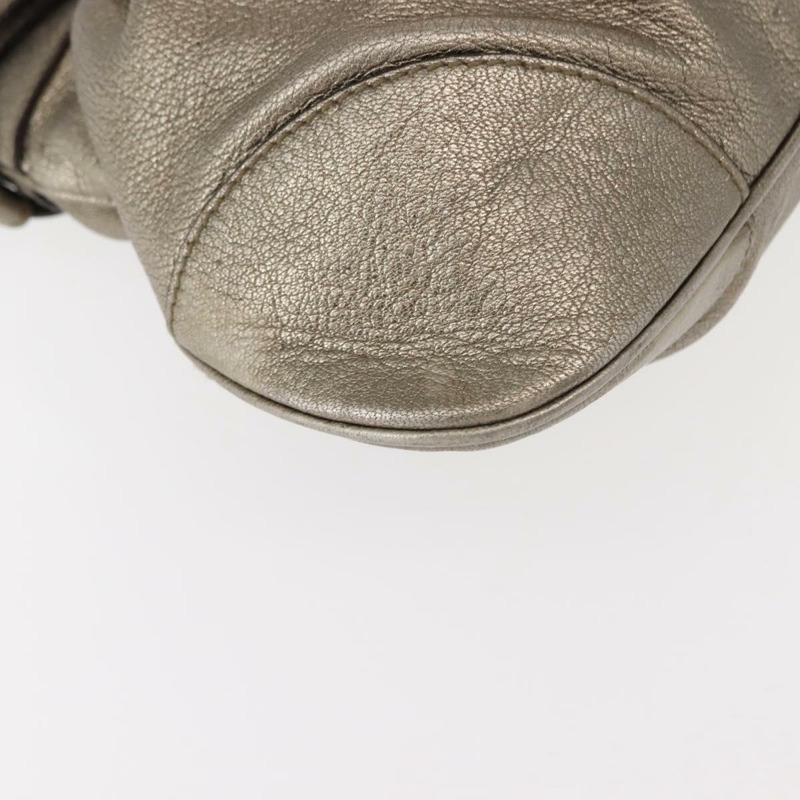 【日本直送】Salvatore Ferragamo Gancini 手提包 皮革 金色 正品 148181-8