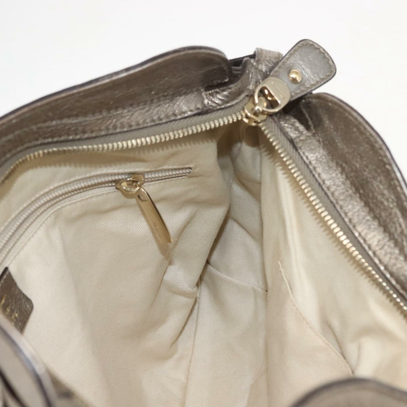 【日本直送】Salvatore Ferragamo Gancini 手提包 皮革 金色 正品 148181-17