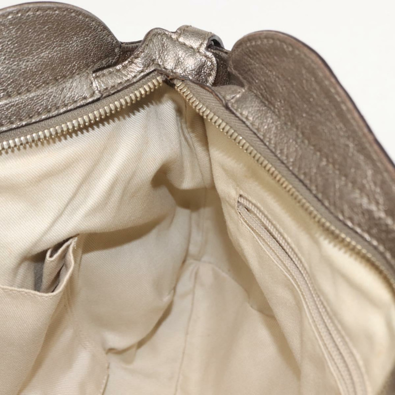 【日本直送】Salvatore Ferragamo Gancini 手提包 皮革 金色 正品 148181-18