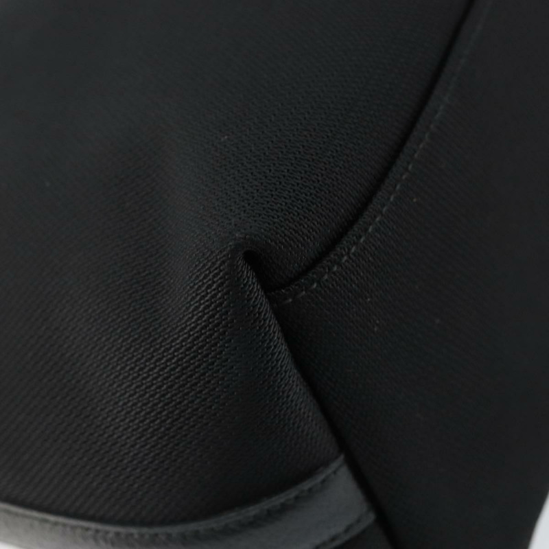 【日本直送】Salvatore Ferragamo 尼龍皮革手提包 黑色 銀色 正品 148177-13