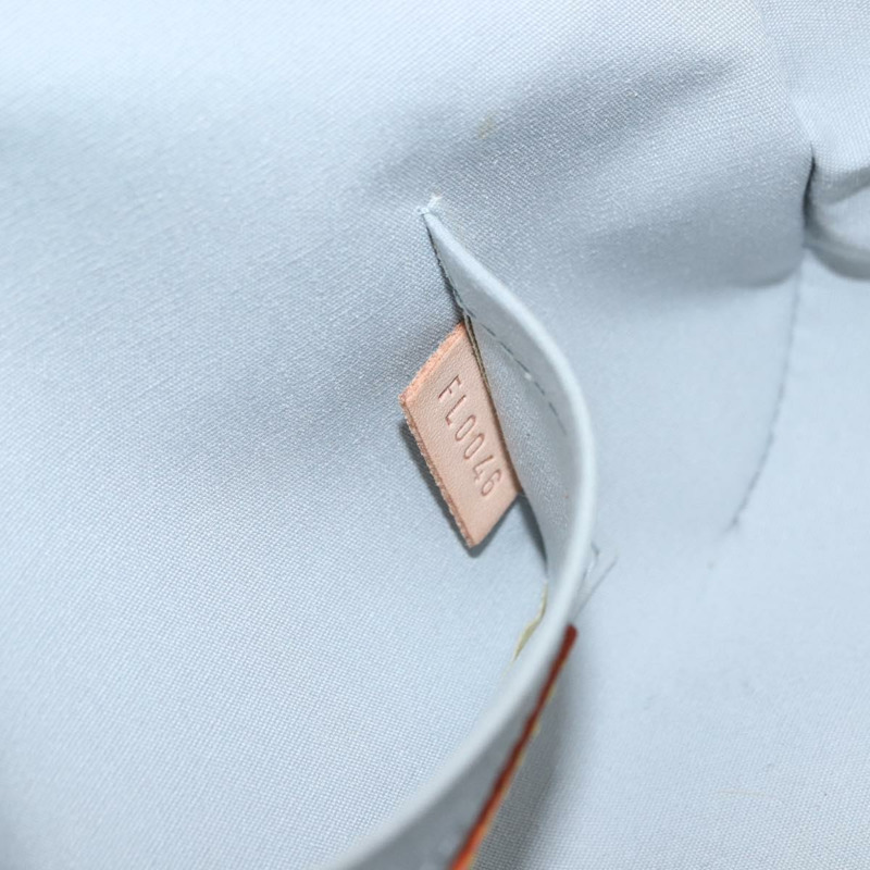 【日本直送】路易威登 Monogram Vernis Malibu Street Bag Perle M91507 LV Auth 148134-11