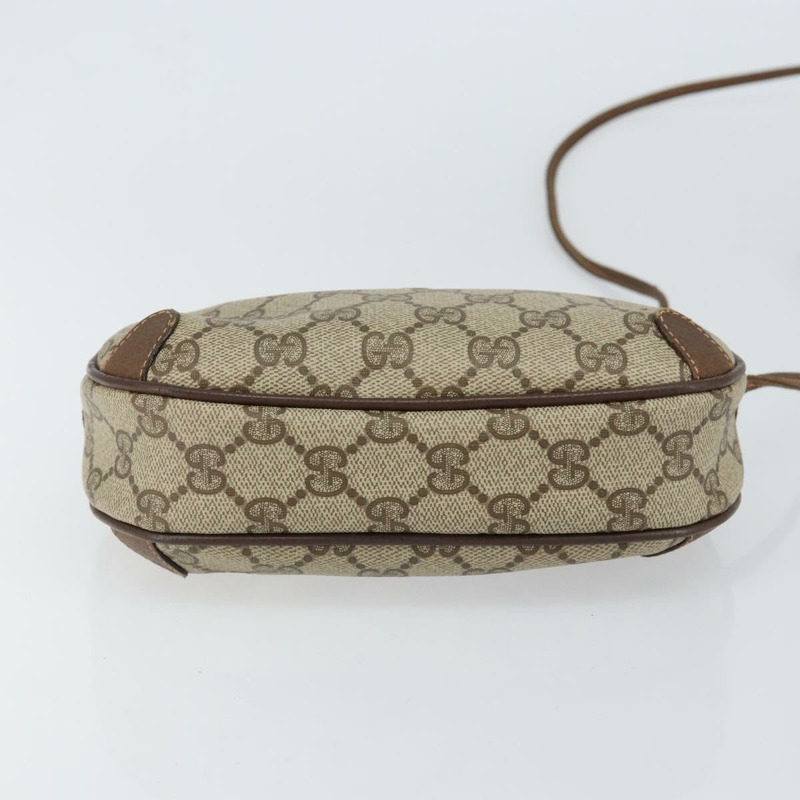 【日本直送】GUCCI GG Supreme Web Sherry Line 手拿包 PVC 米色 金色 89 02 066 正品 148159-4