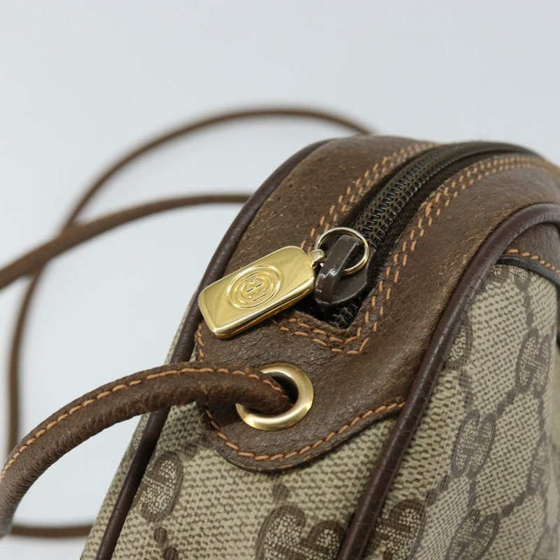 【日本直送】GUCCI GG Supreme Web Sherry Line 手拿包 PVC 米色 金色 89 02 066 正品 148159-8