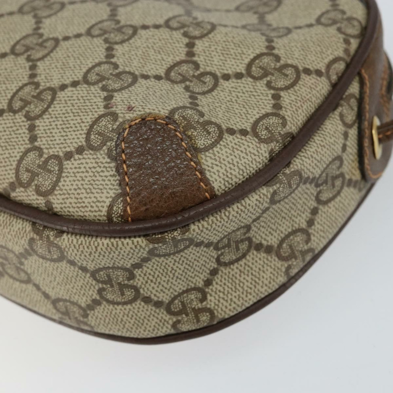 【日本直送】GUCCI GG Supreme Web Sherry Line 手拿包 PVC 米色 金色 89 02 066 正品 148159-13