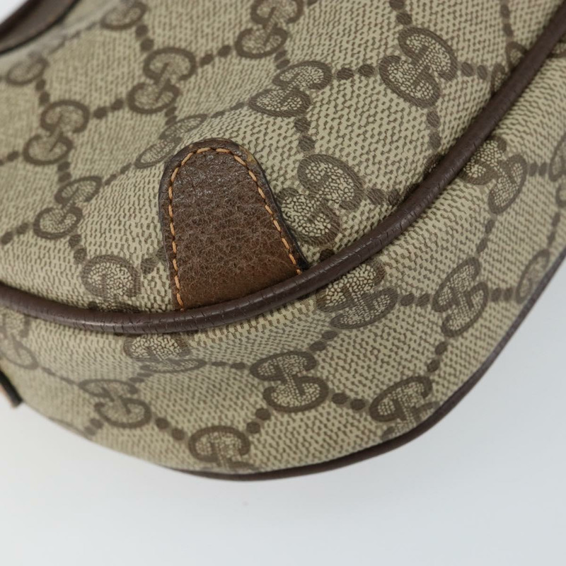 【日本直送】GUCCI GG Supreme Web Sherry Line 手拿包 PVC 米色 金色 89 02 066 正品 148159-14