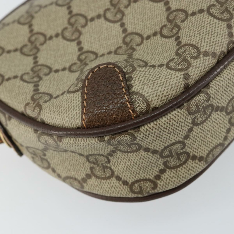 【日本直送】GUCCI GG Supreme Web Sherry Line 手拿包 PVC 米色 金色 89 02 066 正品 148159-16