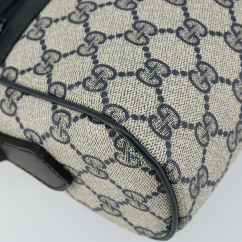 【日本直送】GUCCI GG Supreme Sherry Line 單肩包 PVC 海軍藍 金色 正品 148163-13