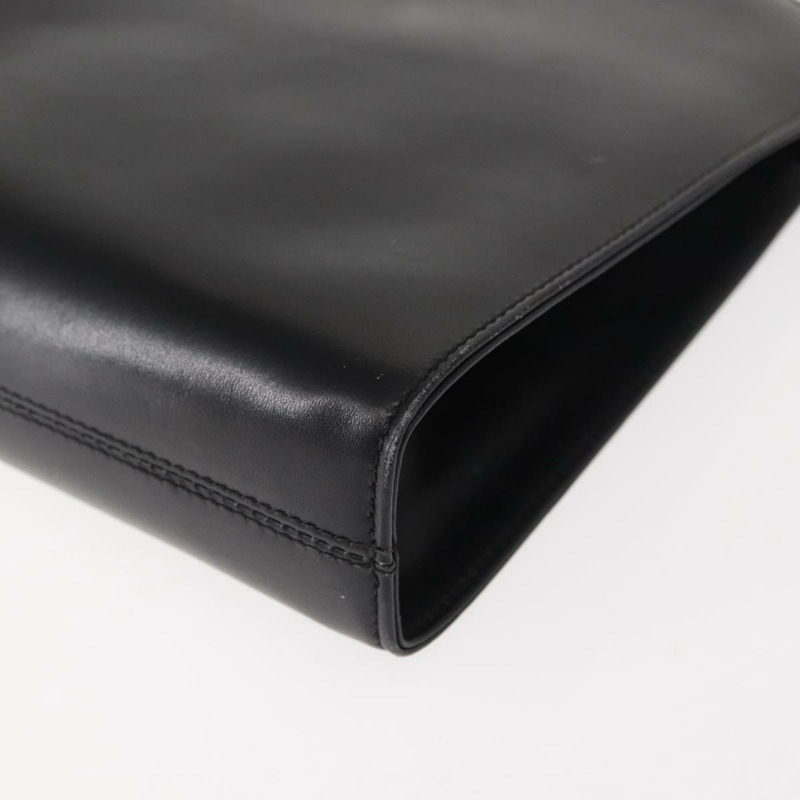 【日本直送】Salvatore Ferragamo Gancini 鏈條肩背包，黑色皮革，金色，正品，貨號 148176-13