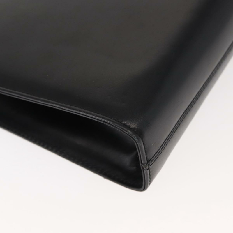 【日本直送】Salvatore Ferragamo Gancini 鏈條肩背包，黑色皮革，金色，正品，貨號 148176-14